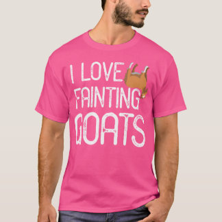 私はヤギを気絶するのが大好き Tシャツ
