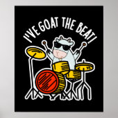 私はヤギビートドラマーおもしろいプンダークBG ポスター (正面)