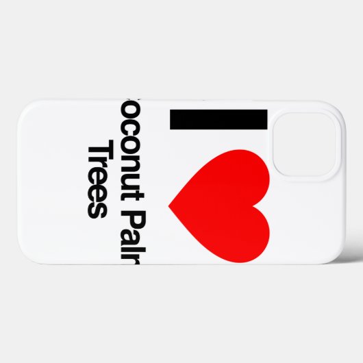 私はヤシの木が大好きだ Case-Mate iPhoneケース (裏面 (横))