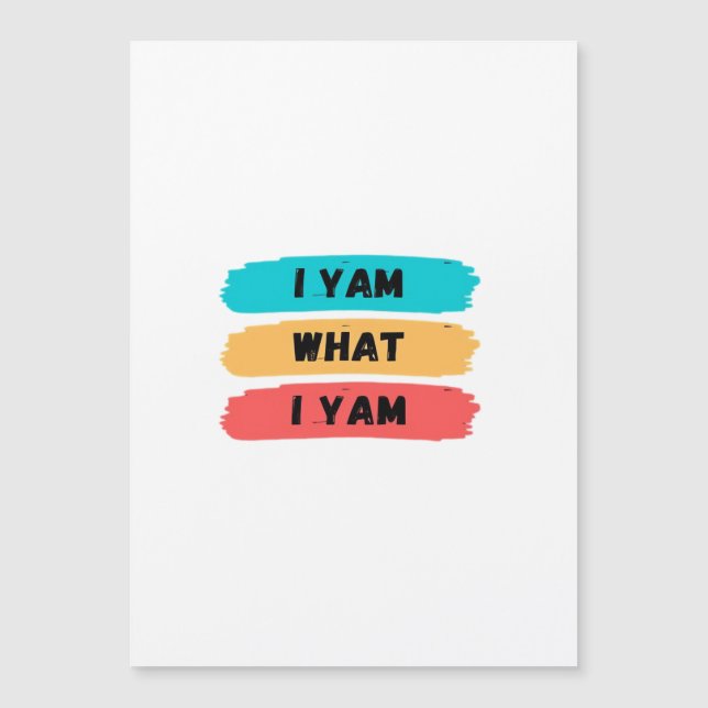 私はヤム・ワット・ヤム 面白い クラシック (正面)