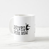 私はユダヤ人のお母さん-娘版--を生き延びました コーヒーマグカップ (正面左)