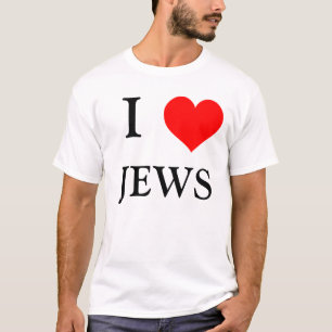 私はユダヤ人を愛します Tシャツ