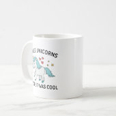 私はユニコーンが好き コーヒーマグカップ (正面左)