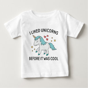 私はユニコーンが好き ベビーTシャツ