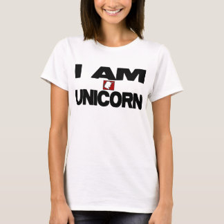 私はユニコーンです Tシャツ