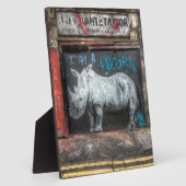 私はユニコーンでショレディッチ・グラフィティ（ロンドン） フォトプラーク (側面)