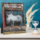 私はユニコーンでショレディッチ・グラフィティ（ロンドン） フォトプラーク (側面)