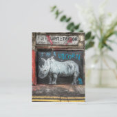 私はユニコーンでショレディッチ・グラフィティ(ロンドン) ポストカード (スタンド正面)