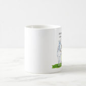 私はユニコーンで信じます コーヒーマグカップ (中央)