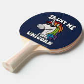 私はユニコーンよ 卓球ラケット (正面アングル)