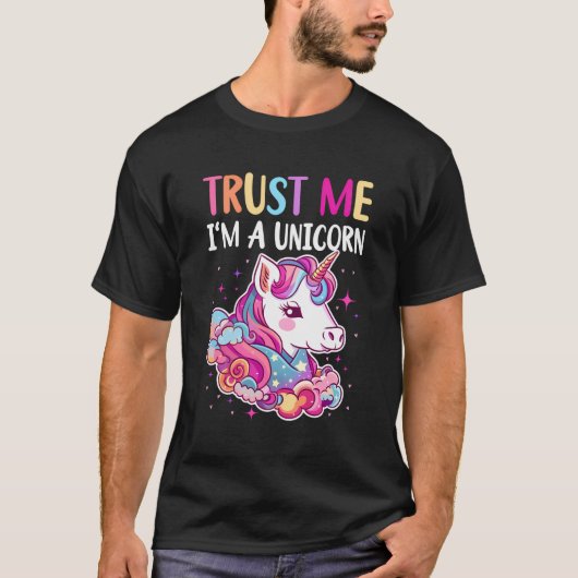 私はユニコーンよ Tシャツ (正面)