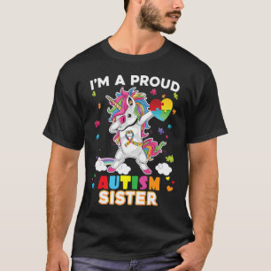 私はユニコーン誇りを持った自閉症を待っている妹 Tシャツ