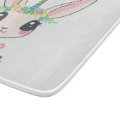 私はユニコーン・バニー（女の子にはかわいいアート）だ カッティングボード (角)