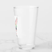 私はユニコーン・バニー（女の子にはかわいいアート）だ タンブラーグラス (左)