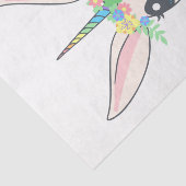私はユニコーン・バニー（女の子にはかわいいアート）だ 薄葉紙 (詳細)