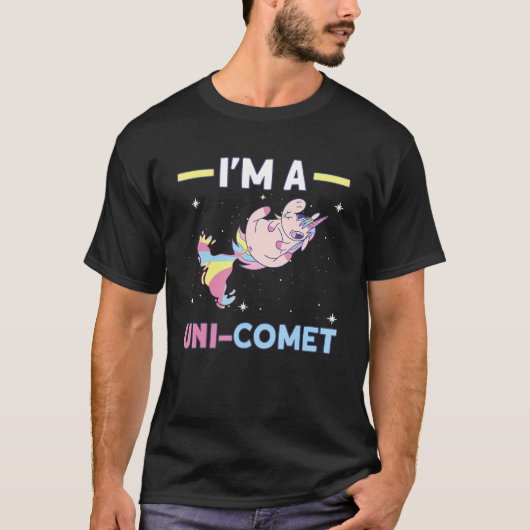 私はユニ彗星ユニコーン Tシャツ (正面)
