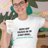 私はユーモアの引用文茶を仕おもしろい上げてもいい ツートーンマグカップ