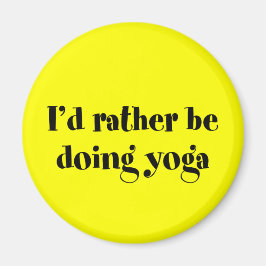 私はヨガをしたい マグネット