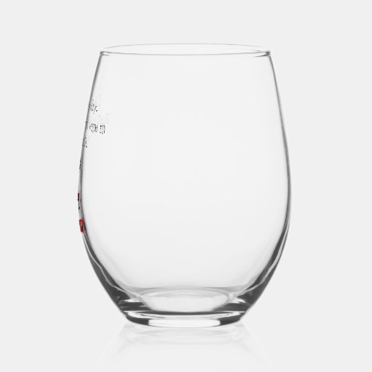 私はヨガを毎日ワインおもしろい引用文 ステムなしワイングラス (左)