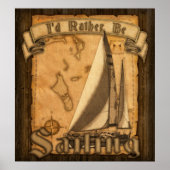 私はヨットをしたい ポスター (正面)