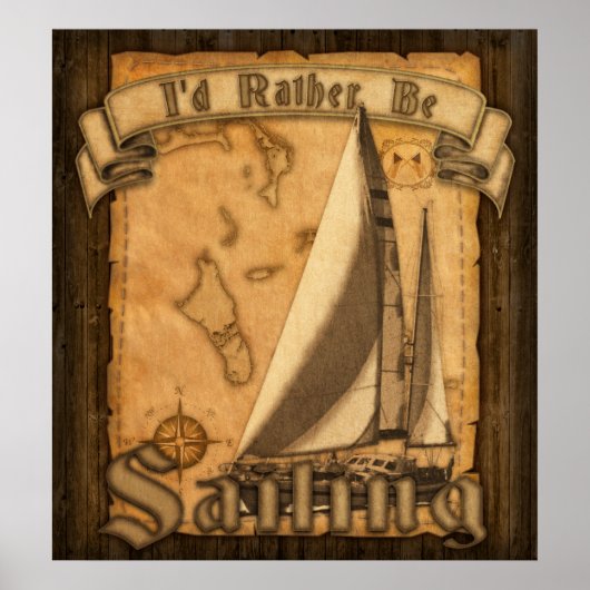 私はヨットをしたい ポスター (正面)