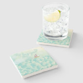 私はヨット愛します ストーンコースター (横)