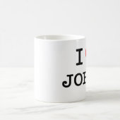 私はヨハンを愛します コーヒーマグカップ (中央)