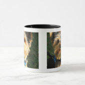 私はヨークシャーテリアを愛します マグカップ (中央)