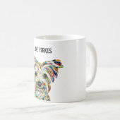 私はヨークシャーテリア11ozが大好き。コーヒーマグ コーヒーマグカップ (正面右)