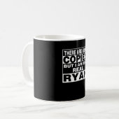 私はライおもしろいンのパーソナライズされた賜物 コーヒーマグカップ (正面左)