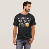 私はライス派クルーのライスラバー フィリピン人 Tシャツ (正面フル)