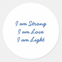 私はライトラウンドのステッカー ラウンドシール