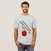 私はライト・ノベルティの警告お母さんです Tシャツ (正面フル)