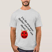 私はライト・ノベルティの警告お母さんです Tシャツ (正面)