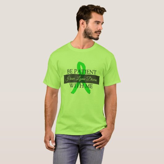私はライム病です、許してね Tシャツ (正面フル)