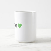 私はライム コーヒーマグカップ (中央)