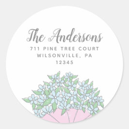 私はラウンド忘れ差出人住所ラベル ラウンドシール