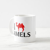 私はラクダを愛します コーヒーマグカップ (正面左)