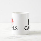 私はラクダを愛します コーヒーマグカップ (中央)