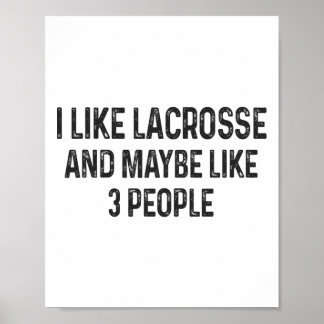 私はラクロスが好きで、多分3人のラクロスPが好き ポスター
