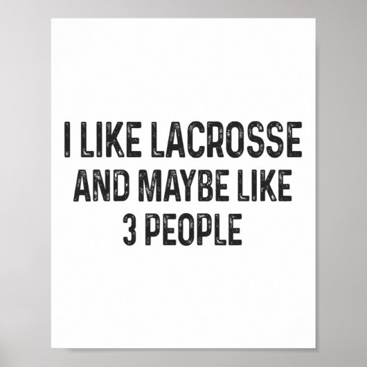 私はラクロスが好きで、多分3人のラクロスPが好き ポスター (正面)