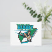 私はラグビー遊になりたい ポストカード (スタンド正面)