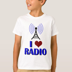 私はラジオを愛します Tシャツ