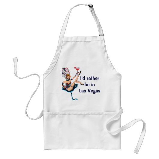 私はラスベガスのカクテルのデザインにむしろあります スタンダードエプロン (正面)