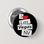 私はラスベガスNVを愛します 缶バッジ (正面&裏面)