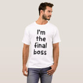 私はラスボス Tシャツ (正面フル)