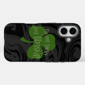 私はラッキージャストシャームロ賛美ックデザイン Case-Mate iPhoneケース (裏面 (横))