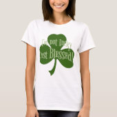 私はラッキージャストシャームロ賛美ックデザイン Tシャツ (正面)