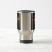 「私はラッキー感じだ」タンブラー トラベルマグ (中央)