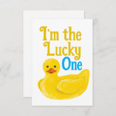 私はラッキー・ワン・サンキューカード サンキューカード (正面/裏面)